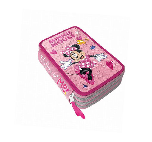 Picture of Minnie 3 Zip Pencil Case